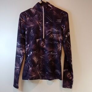 Nike Dri Fit 1/2 Zip Pullover Long Sleeve Running Workout Women's Sz Small EUC!